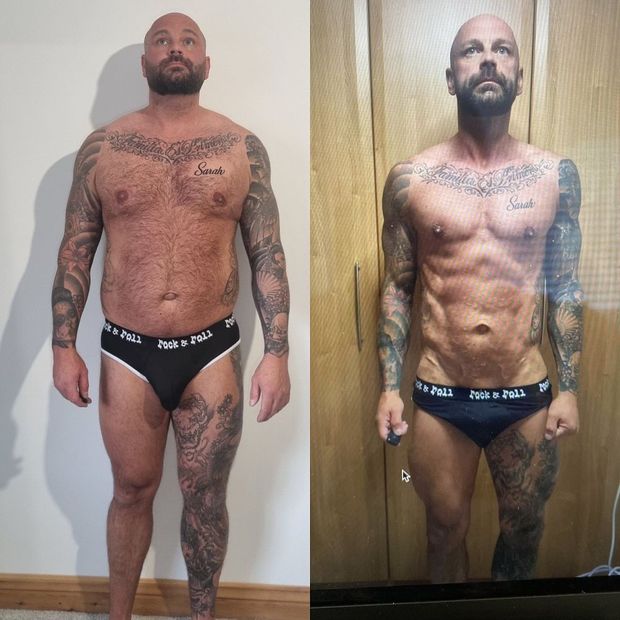 Gethyn, before and after