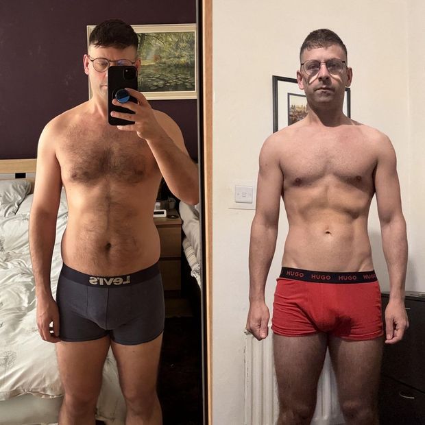 Client transformation after sixteen weeks